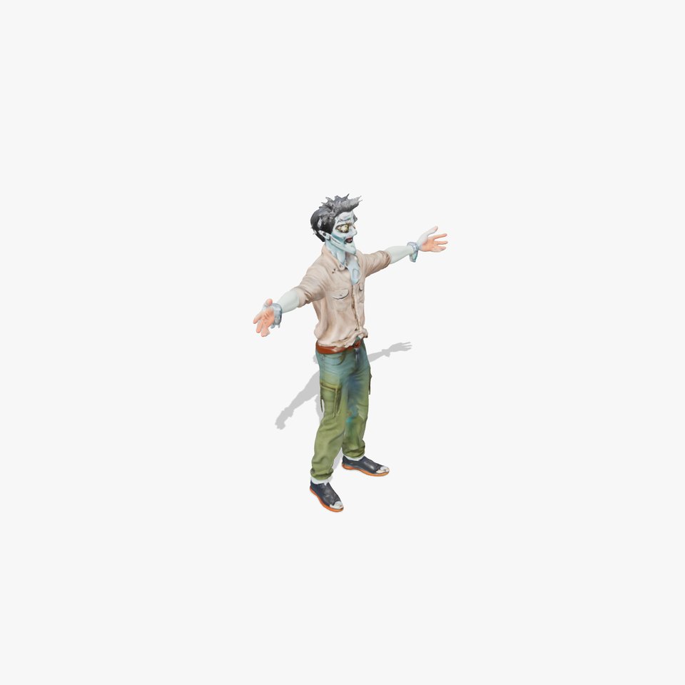Quirky Zombie Character model pack